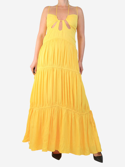 Yellow sleeveless flowy maxi dress - size S Dresses Jonathan Simkhai 