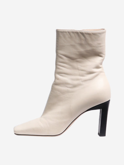 Cream two-tone ankle boots - size EU 37 (UK 4) Boots Wandler 