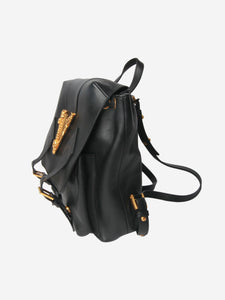 Versace Black leather backpack