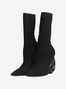 Burberry Black mesh sock boots - size EU 38 (UK 5)