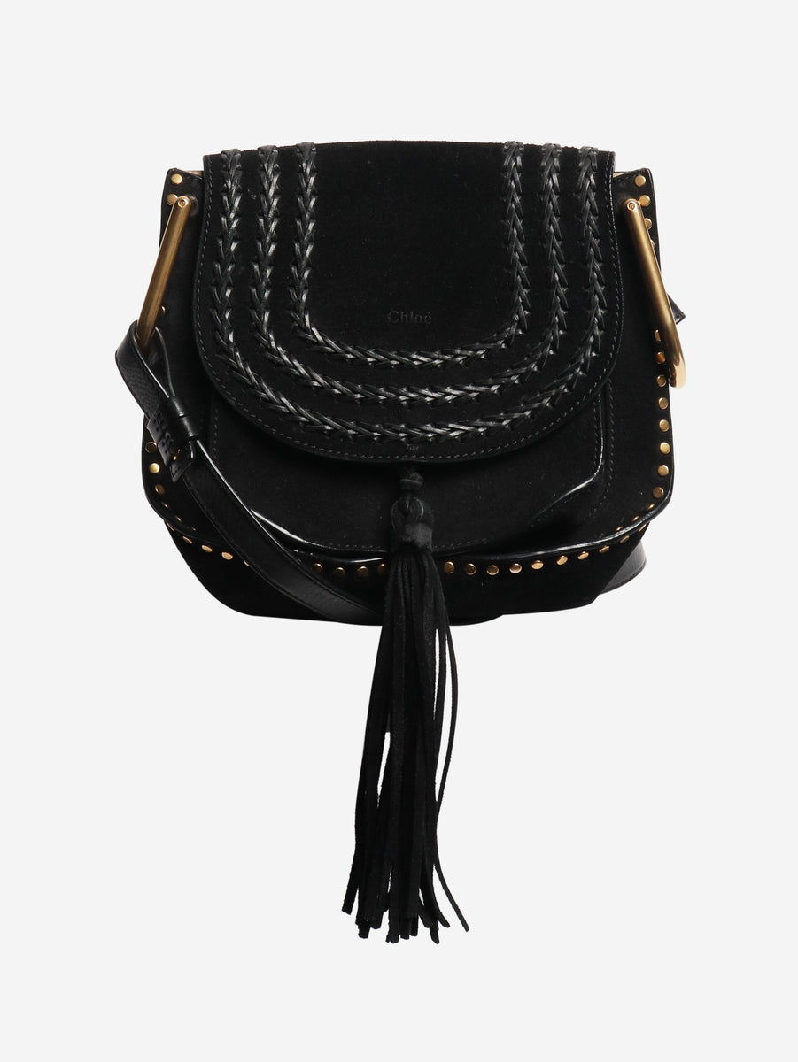 Chloe pre-owned black Hudson small suede bag | Sign of the Times