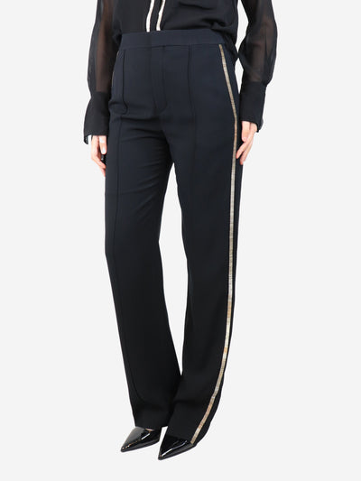 Black embellished trousers - size UK 8 Trousers Chloe 