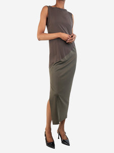 Brunello Cucinelli Colour block maxi dress - size XS