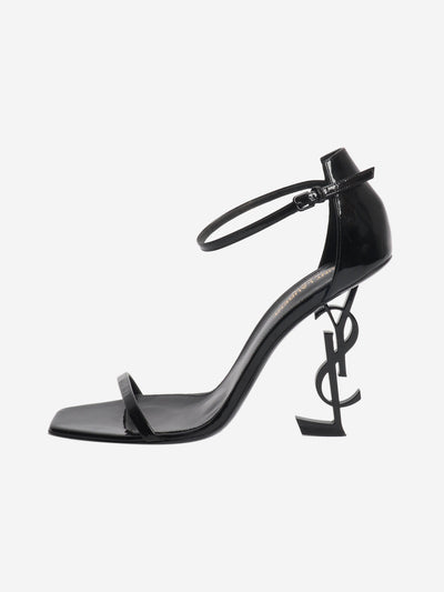 Black Opyum sandals in patent leather - size EU 40.5 Heels Saint Laurent 