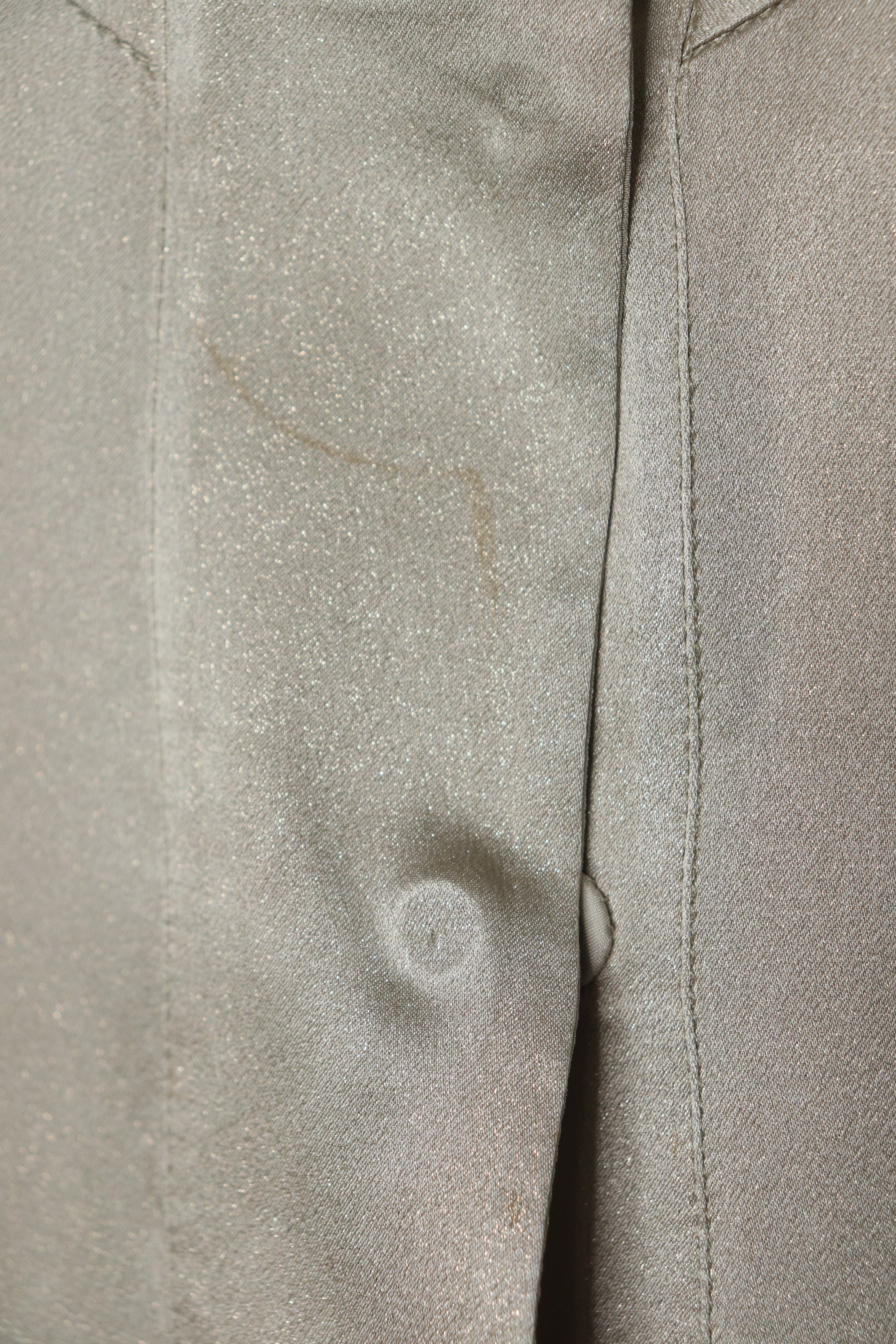 Neutral sparkly silk blouse - size S Tops Brunello Cucinelli 