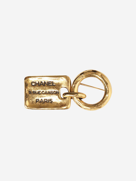Gold 31 rue cambon brooch product image