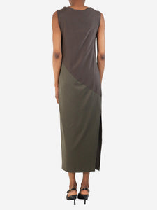 Brunello Cucinelli Colour block maxi dress - size XS