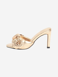 Anne Fontaine Gold metallic mules - size EU 36 (UK 3)