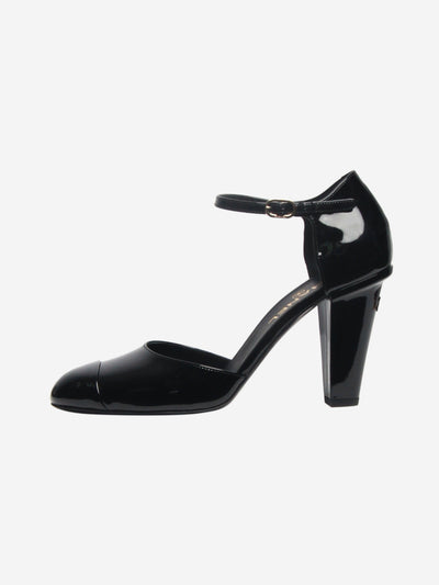 Black patent leather pumps - size EU 39 Heels Chanel 