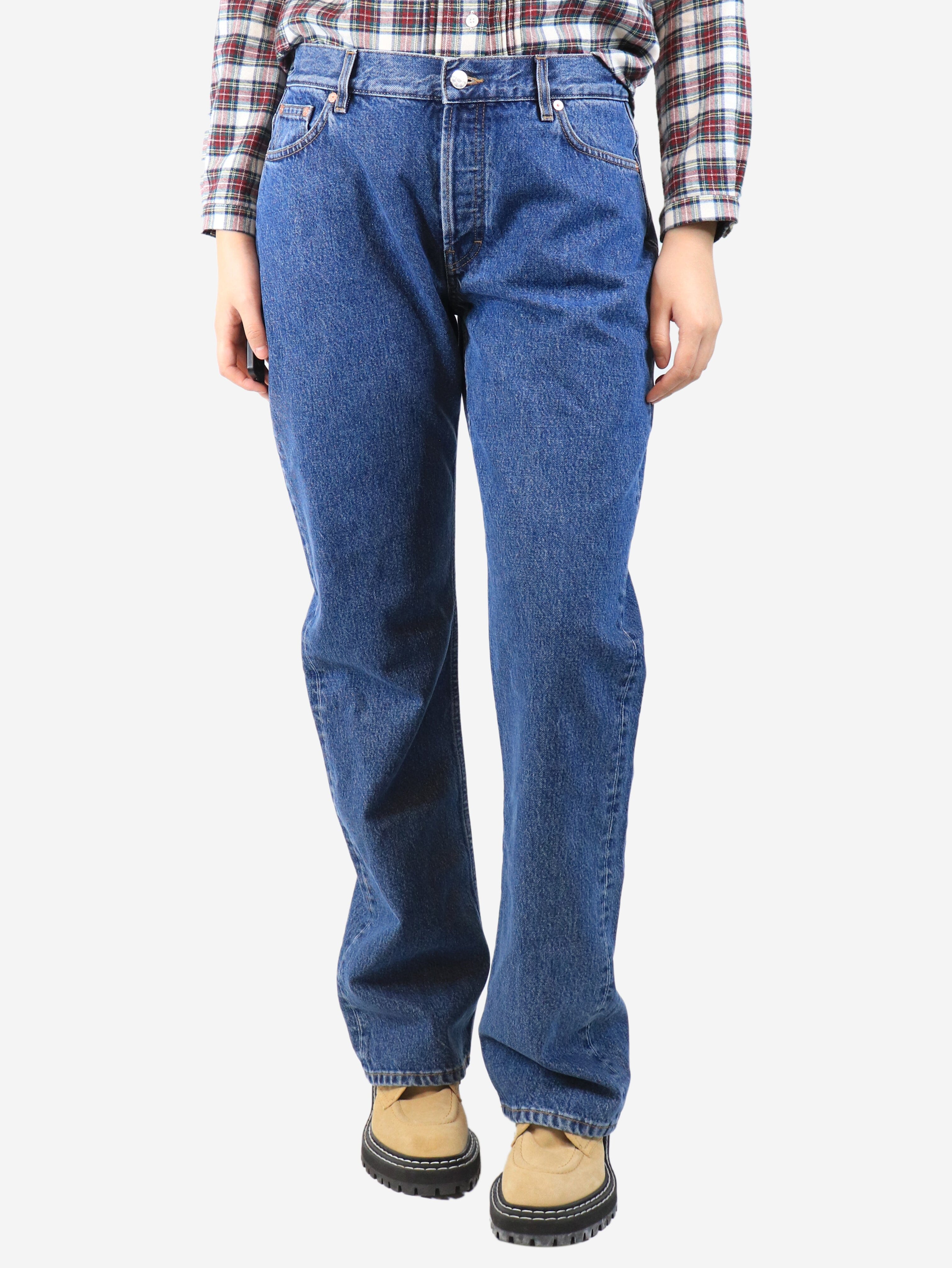 Blue 93 straight jeans - size UK 14 Trousers Filippa K 