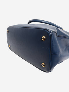 Blue Saffiano leather Galleria 2way bag