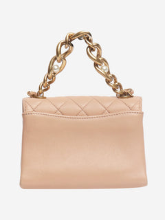 Dusty pink pearl chain mini flap bag Bags Chanel 