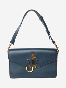 JW Anderson Dark blue leather shoulder bag