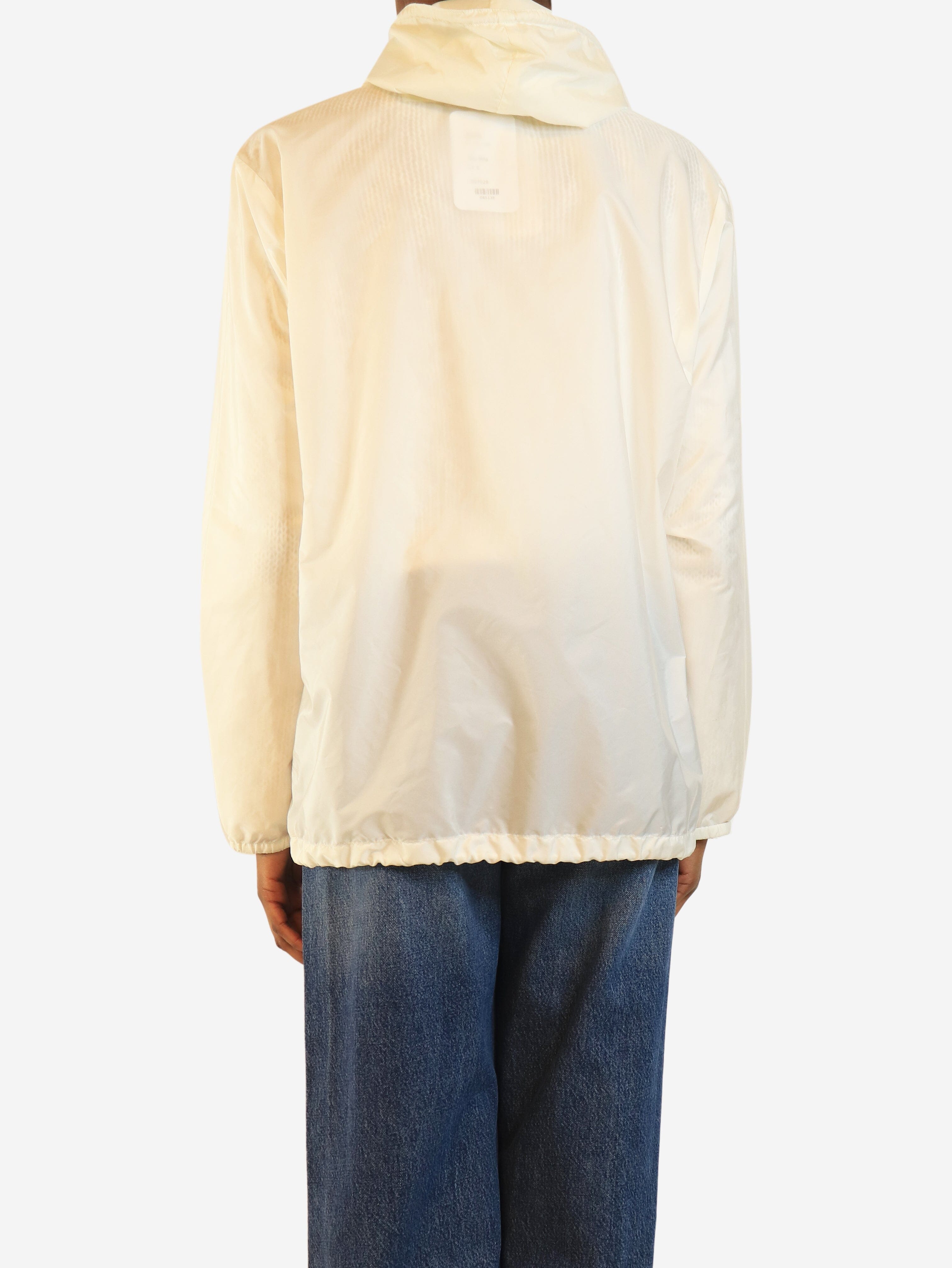 White nylon jacket - size UK 8 Coats & Jackets Miu Miu 