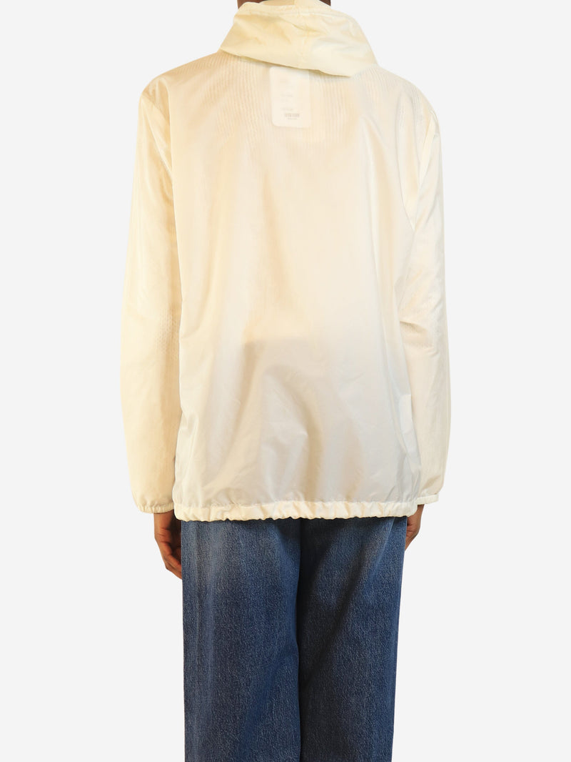 White nylon jacket - size UK 8 Coats & Jackets Miu Miu 