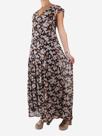 Multicoloured V-neck floral maxi dress - size Brand size 2 Dresses Ba&sh 