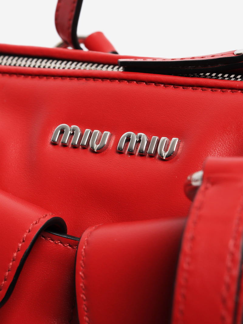 Red Boston shoulder bag Shoulder bags Miu Miu 
