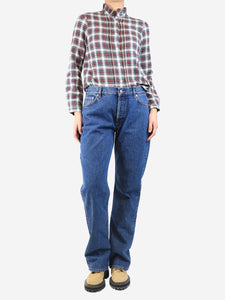Filippa K Blue 93 straight jeans - size UK 14