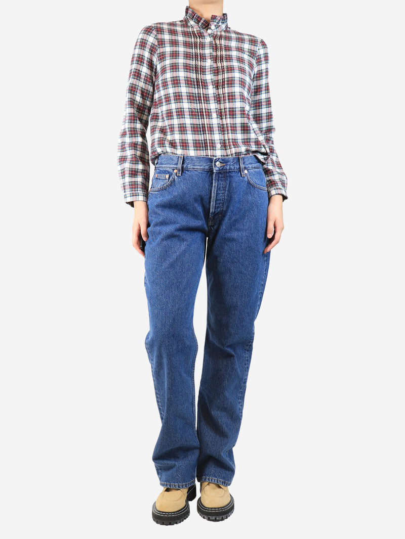 Blue 93 straight jeans - size UK 14 Trousers Filippa K 