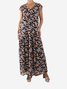 Ba&sh Multicoloured V-neck floral maxi dress - size Brand size 2
