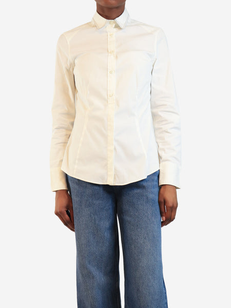 White monili-collar shirt - size S product image