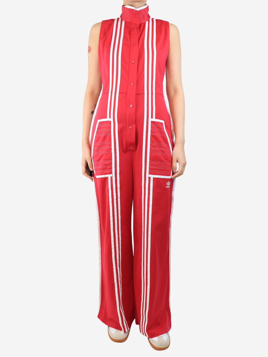Pink sleeveless jumpsuit - size UK 10 | Sign of the Times