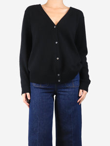 Theory Black cashmere cardigan - size UK 10