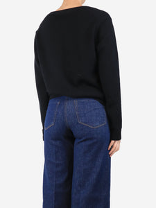 Theory Black cashmere cardigan - size UK 10