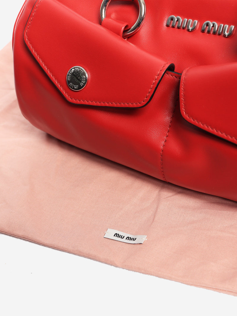 Red Boston shoulder bag Shoulder bags Miu Miu 