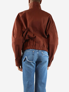 Lemaire Oxblood cotton jacket - size UK 6