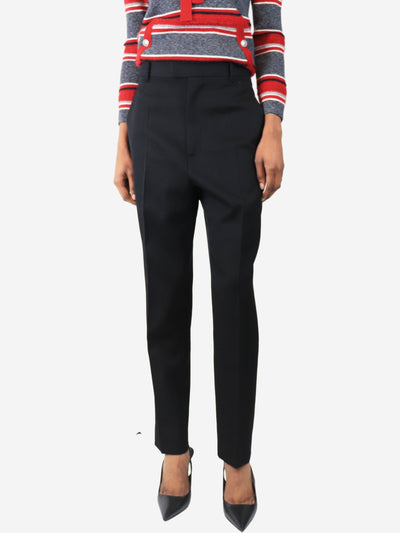 Black straight-leg trousers - size UK 8 Trousers Bottega Veneta 