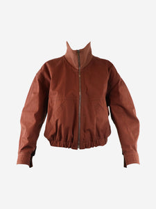 Lemaire Oxblood cotton jacket - size UK 6