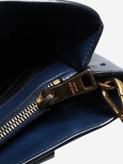 Blue Saffiano leather Galleria 2way bag