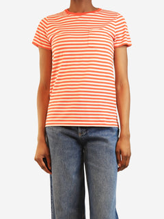 Red and white striped pocket t-shirt - size XS Tops Ralph Lauren 