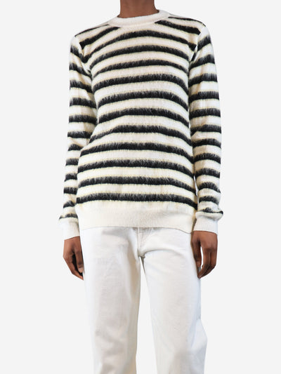 White wool stripe jumper - size UK 8 Knitwear Marni 