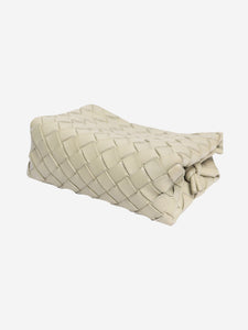 Bottega Veneta Green mini loop intrecciato leather cross-body bag