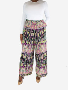 Etro Multicoloured paisley printed trousers - size IT 48