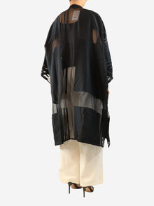 Black silk-blend cover-up - size S Beachwear Eskandar 