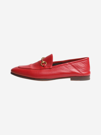 Red Horsebit loafers - size EU 40 Flat Shoes Gucci 