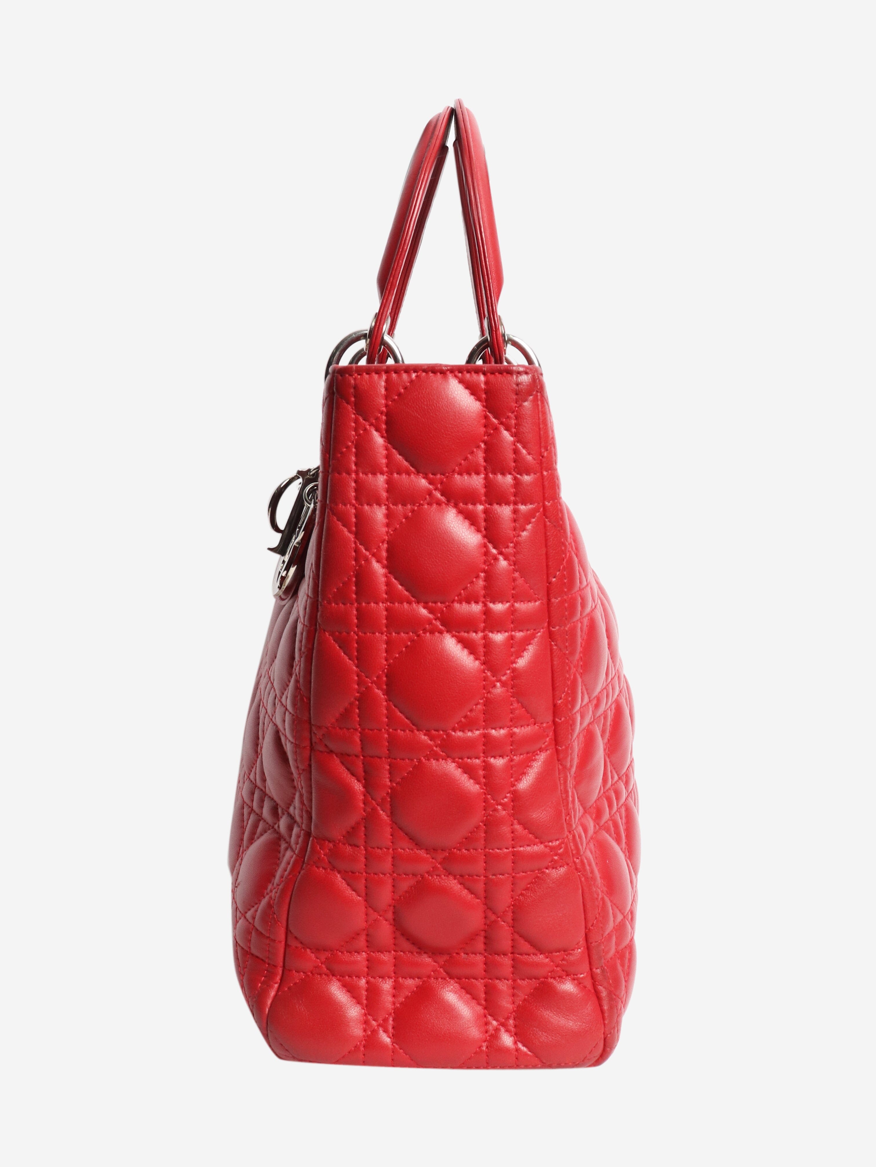 Red 2011 Large Lady Dior bag Shoulder bags Dior 