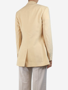 Theory Butter double-breasted blazer - size UK 8