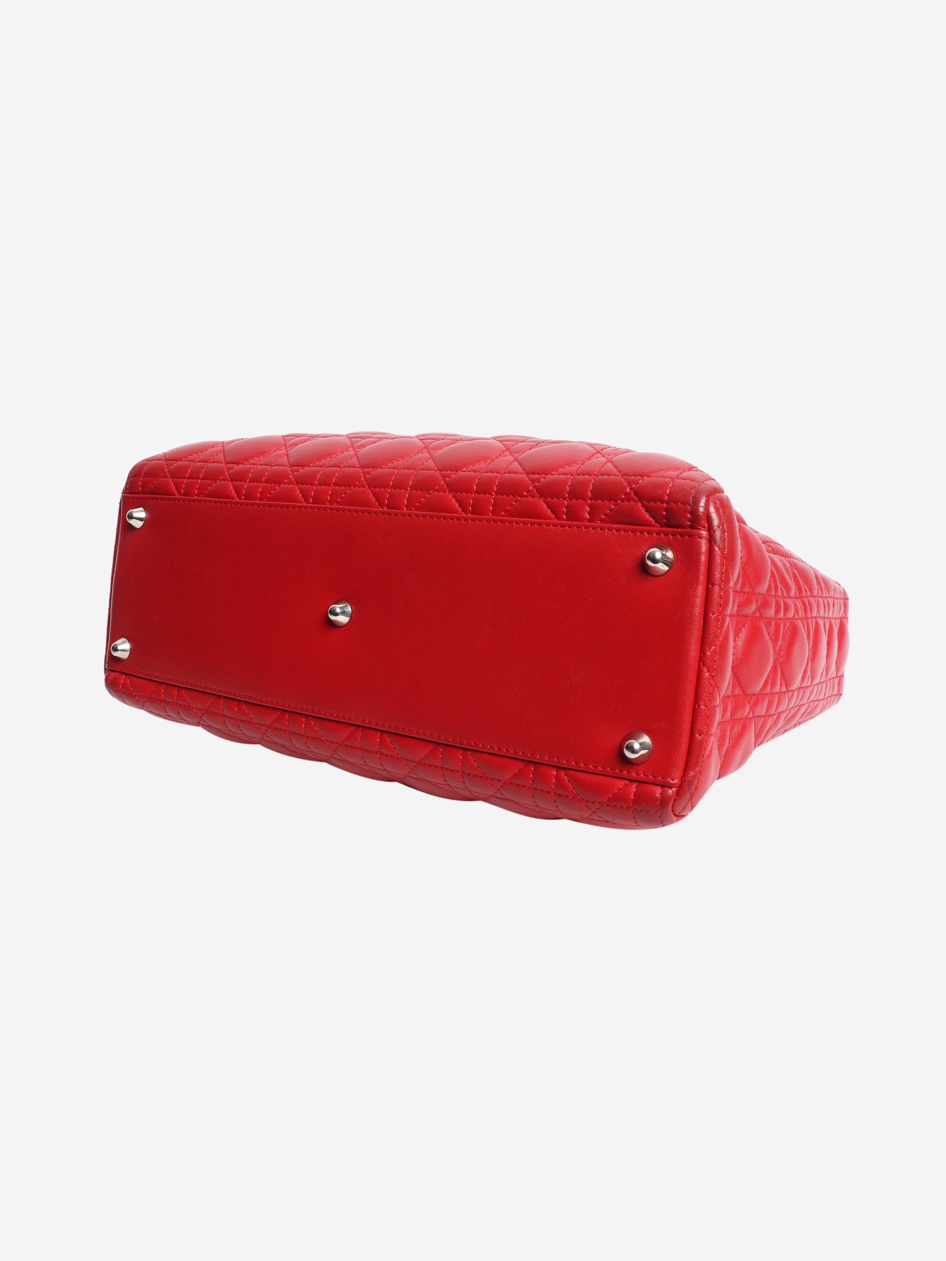 Red 2011 Large Lady Dior bag Shoulder bags Dior 