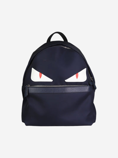 Navy blue Eyes backpack Backpacks Fendi 
