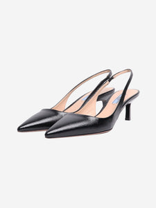 Prada Black slingback pumps - size EU 37 (UK 4)