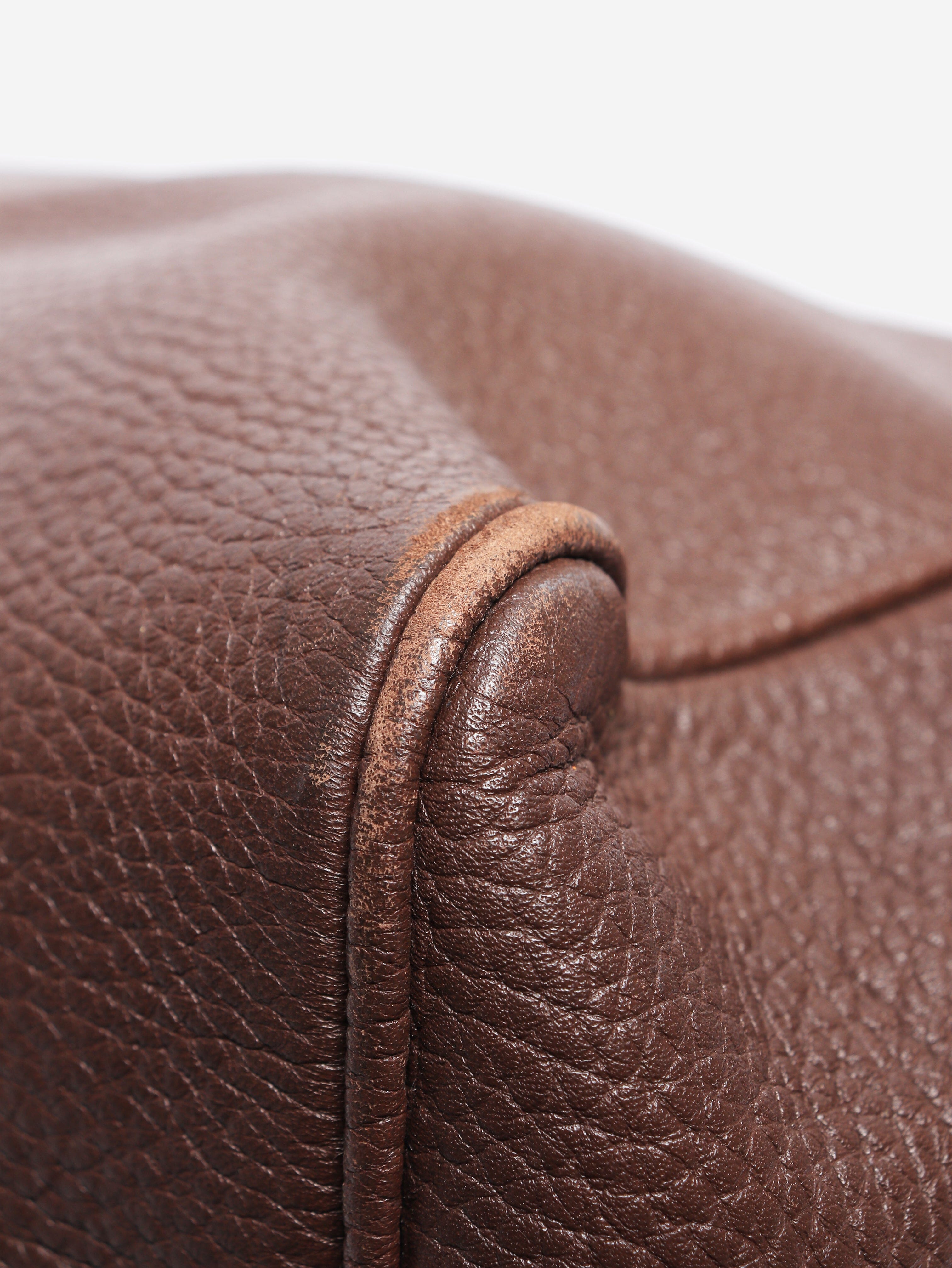 Brown frame leather tote bag Top Handle Bags Giorgio Armani 
