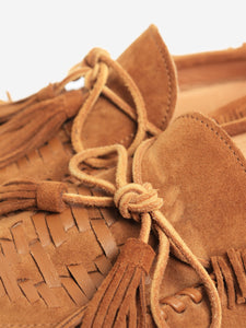 Isabel Marant Tan suede fringed Moccasins - size EU 39