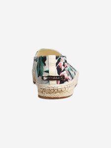 Burberry Multi floral print espadrilles - size EU 39