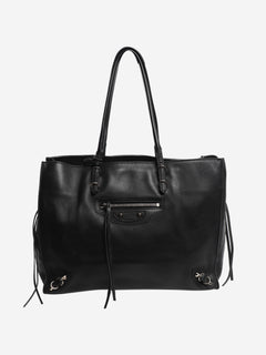 Black Papier leather bag