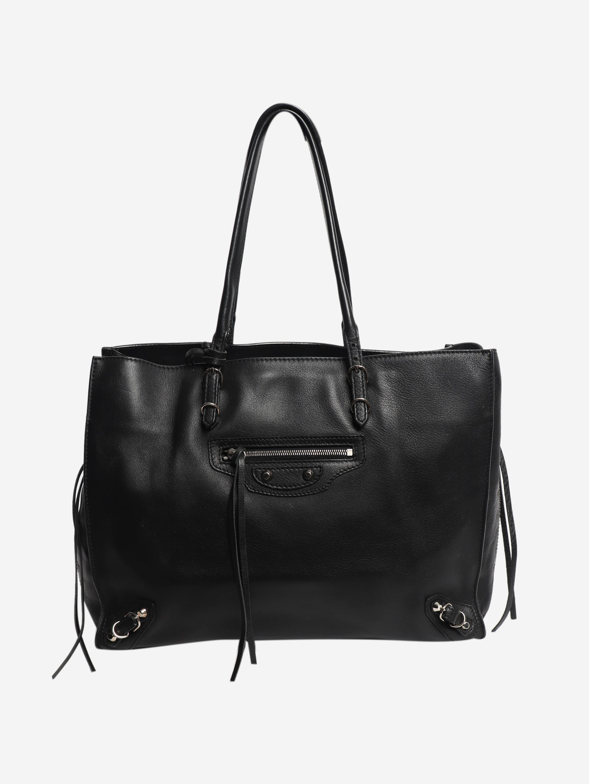Black Papier leather bag