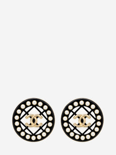Black Coco Mark D19C earrings Earrings Chanel 